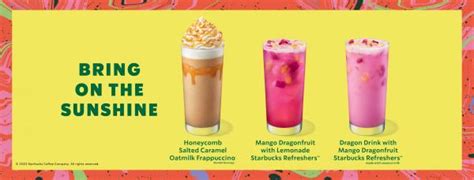 Starbucks Bring On The Sunshine Drinks