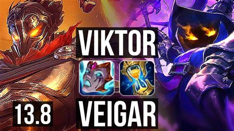 Viktor Vs Veigar Mid Games Dominating Kr Diamond