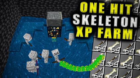 Simple 1 20 One Hit Skeleton Spawner XP Farm In Minecraft Bedrock MCPE