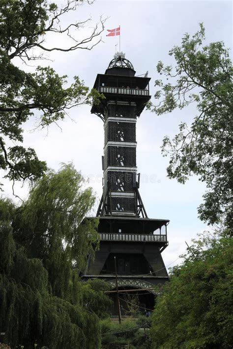 The Observational Tower in the Zoo of Copenhagen. Stock Photo - Image ...