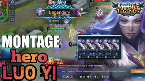 New Hero Luo Yi Best Moment Montage Ngejar Top Global Luo Yi