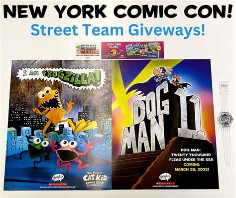 Exclusive Dog Man and Cat Kid Comic Club Merchandise at New York Comic ...