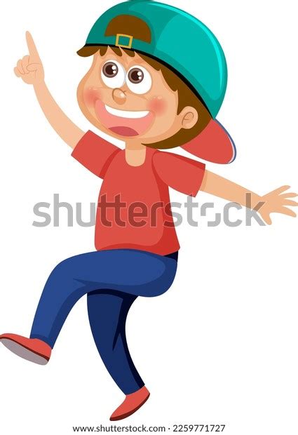 Boy Pointing Finger Cartoon Character Illustration Stock Vector (Royalty Free) 2259771727 ...