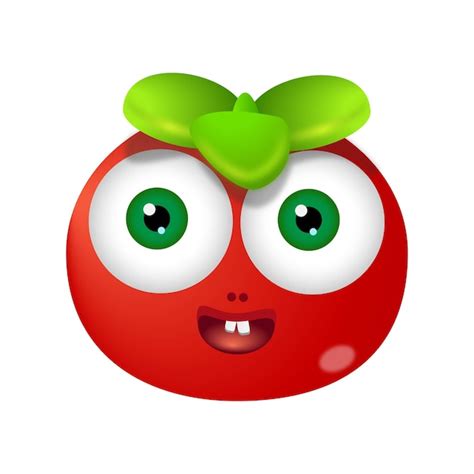 Premium Vector Cute Fruits Tomatoes Character Vector