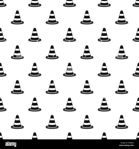 Traffic Cone Pattern Vector Stock Vector Image And Art Alamy