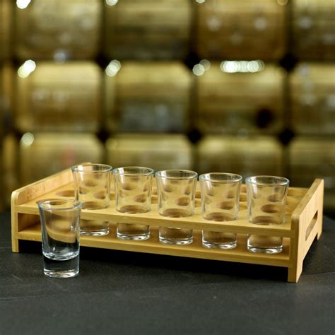 Wooden Shot Glass Holder 24 Shot At Drinkstuff