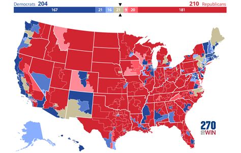 2024 House Election Forecast Maps 270towin