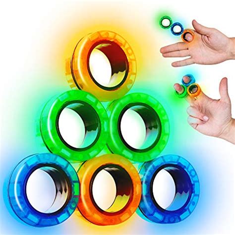 Scratchiez Magnetic Rings Fidget Toys For Adults And Children Kids