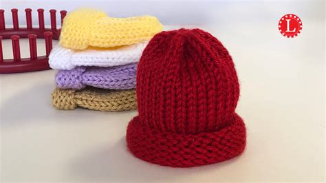 Loom Knit Newborn Hat Free Pattern And Video Loomahat