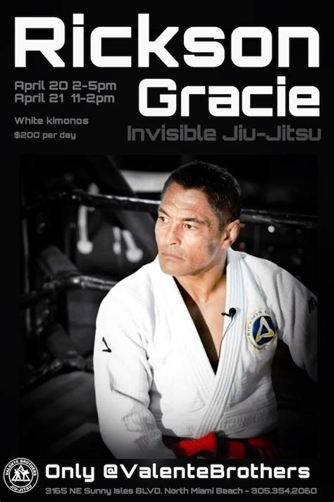 Rickson Gracie Poster