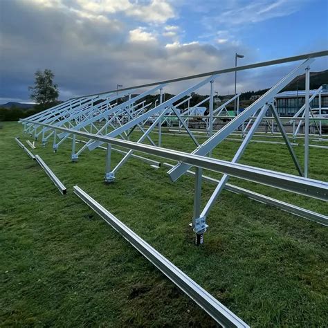 Kw Solar Array Golspie No More Digging