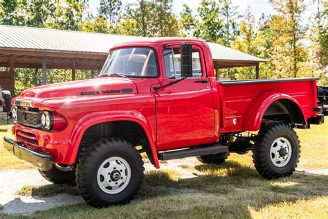 1960 Dodge Power Wagon W200 Pickup 4 Speed For Sale On Bat Auctions Closed On November 17