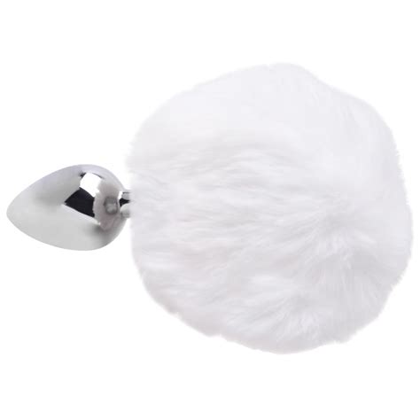 Plug Anal Médio Aço Pompom Coelho Sexy Import Gall