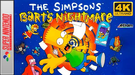 The Simpsons Bart S Nightmare SNES Longplay 4K 60FPS YouTube