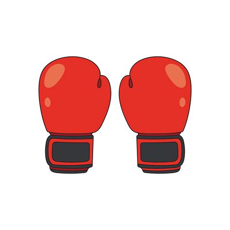 drawing of boxing gloves 5