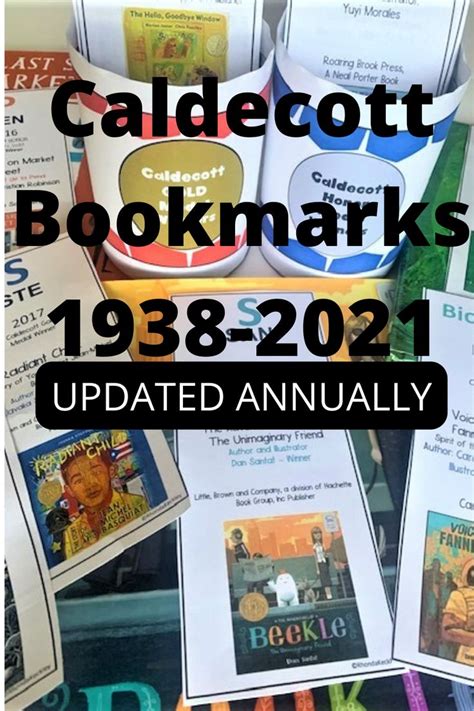 Printable Bookmarks For Caldecott Winners Updated January