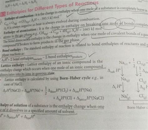 65 Enthalpies For Different Types Of Reactionsenthalpy Of Combustion It