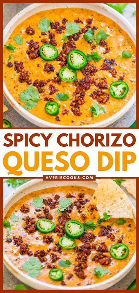 Spicy Chorizo Queso Dip Recipe