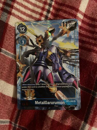 Metalgarurumon Alternate Art Bt Super Rare Digimon Tcg English