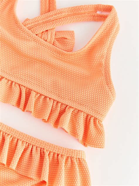 MERCAN Esnek Kumaştan Kız Bebek Bikini Takımı S3J860Z1 FLF LCW