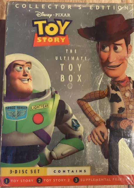 TOY STORY/TOY STORY 2 (DVD, 2004, 3-Disc Ultimate Toy Box Collectors ...