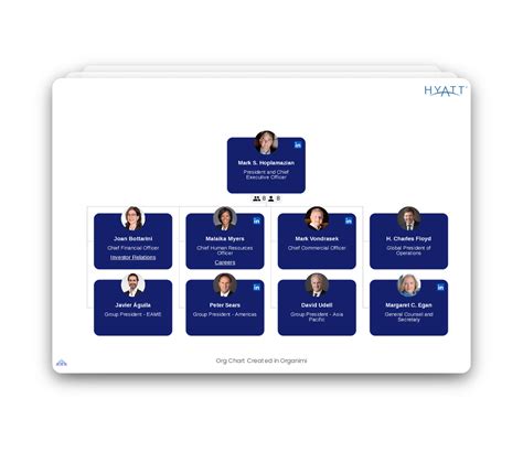 Hyatt Hotels Organizational Structure Interactive Chart Organimi The