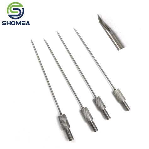 Shomea Customized Medical Stainless Steel Aspiration Needle With Luer