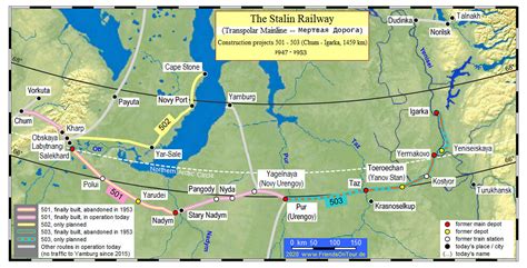 map   stalin railway overview salekhard igarka rail flickr