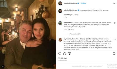 Alec Baldwin Credits Wife Hilaria Attorney As Criminal Charges Dropped