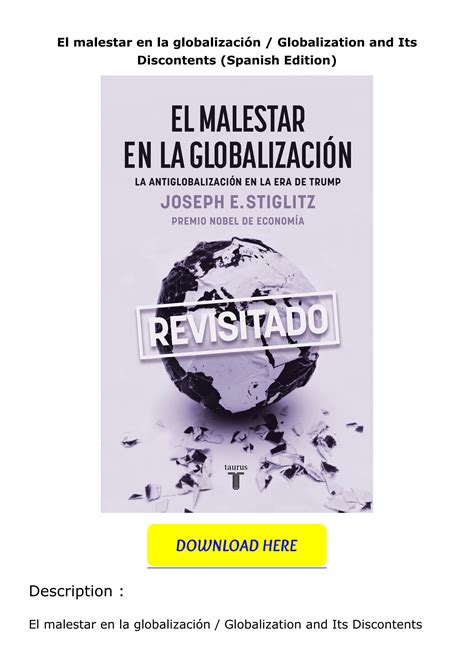 Kindle online PDF El malestar en la globalización Globalization