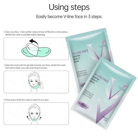 Masque facial amincissant en forme de V 5x réduction du Double menton