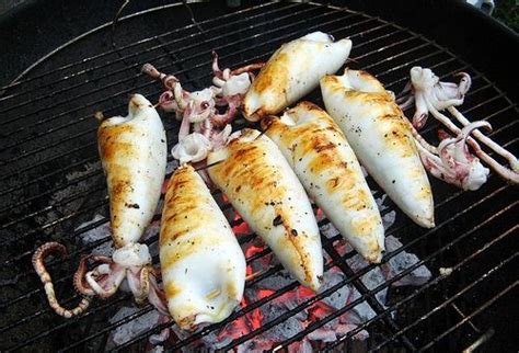 Come Cucinare I Calamari Ripieni Alla Griglia Top Del Barbecue