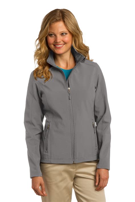 Port Authority 174 Ladies Core Soft Shell Jacket L317 Deep Smoke Xl