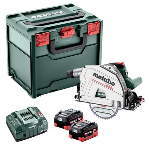 Metabo Kt Ltx Bl V Plunge Cut Circular Saw Inc X Ah Batts