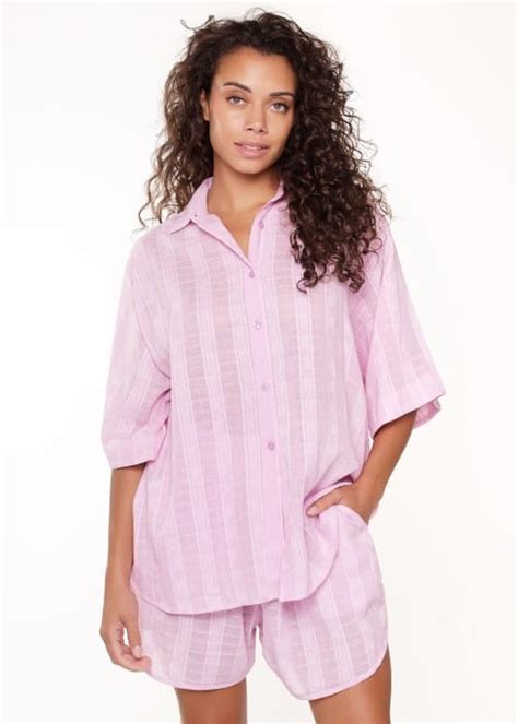 LingaDore Pink Lavender Pyjama Set Underwraps Lingerie
