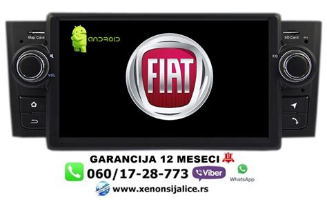 Fiat Grande Punto Multimedija Android Navigacija Touch Screen Inca