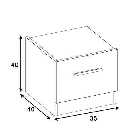 Dentro Stolik Nocny Z Szuflad Lewy Dt L Lenart