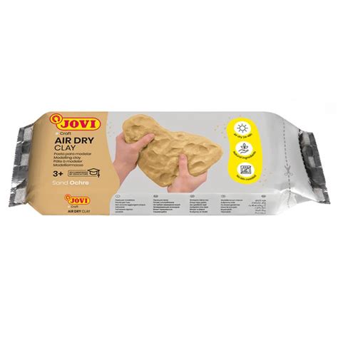 PASTA JOVI PARA MODELAR AIR DRY CLAY 250 GR COLOR OCRE (167451)