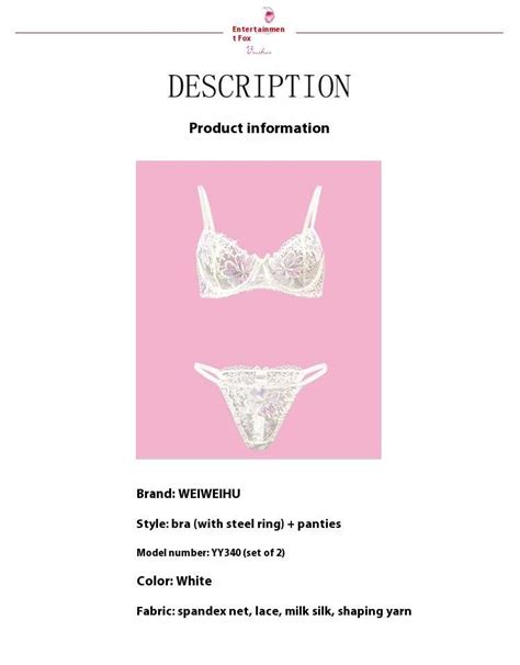 Floral Two Piece Lingerie Set Lingerie Cloud