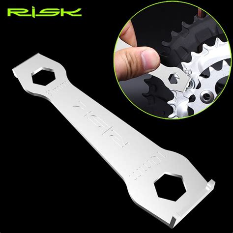 Silver Wrench Chainring Crankset Double Ended Easy To Use Removal Tool