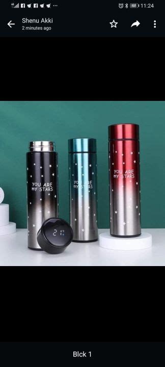 Water Bottle Smart Vacuum Hot And Cold 500 Ml Stainless Steel Thermos Water Tea Coffee