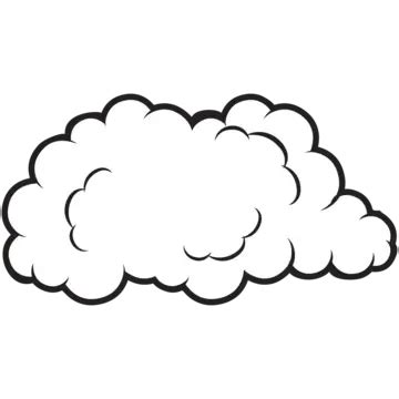 Cute Cartoon Comic Cloud Vector, Cloud Clipart, Cute Clipart, Cartoon ...