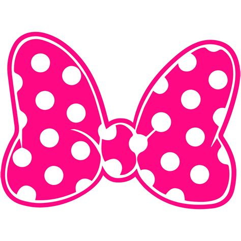 Minnie Mouse Polka Dot Bow 6 Disney Decal Sticker Vinyl Walt Land World Ebay