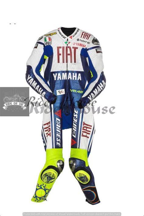 Valentino Rossi Fiat Yamaha Racing Suit Available Now At Sizes