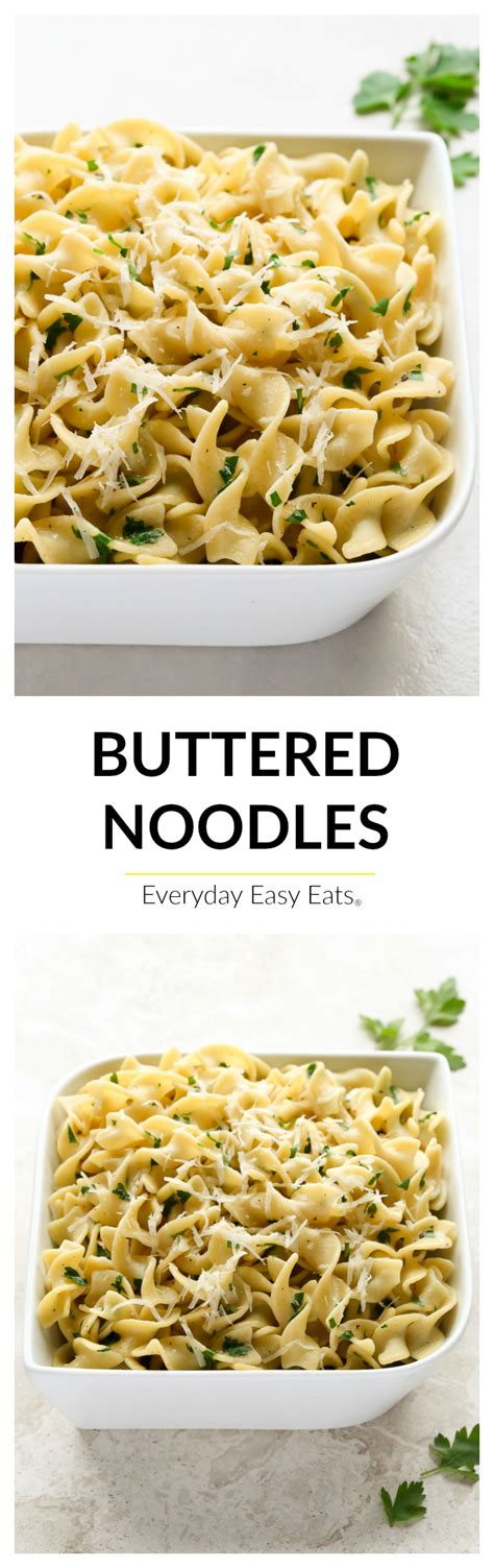 Buttered Noodles With Parmesan Quick And Easy Recipe Everyday Easy