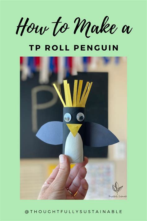 Toilet Paper Roll Penguin Craft