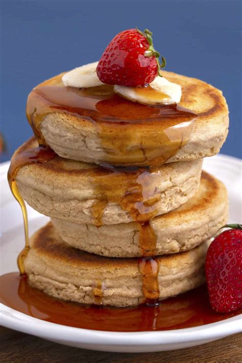 Fluffy Oat Flour Pancakes Recipe Mind Over Munch