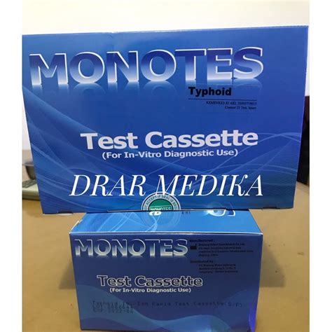 Jual Typhoid IgG IgM S P Monotes Isi 25 Tes Shopee Indonesia