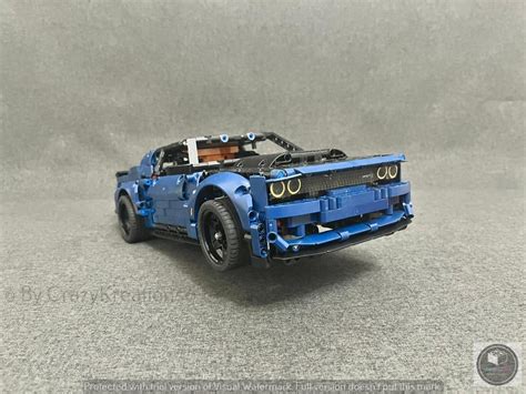 Lego Moc Dodge Challenger Srt Demon By Crazykreations Rebrickable