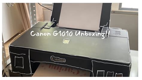 Canon G1010 Unboxing And Set Up For Printing Business Youtube